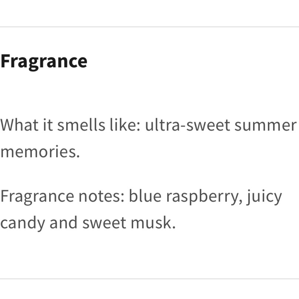 Bath & Body Works Blue Raspberry Burst Mist - Picture 2 of 2